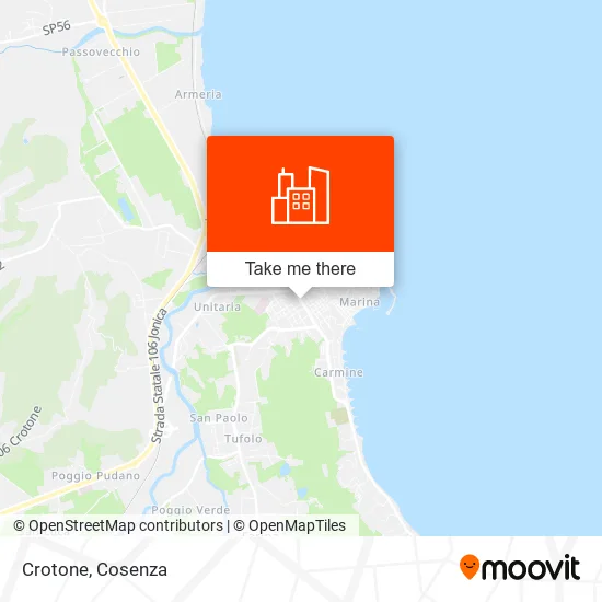 Crotone map