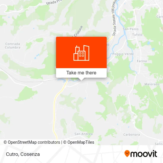 Cutro map