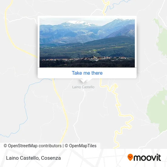 Laino Castello map