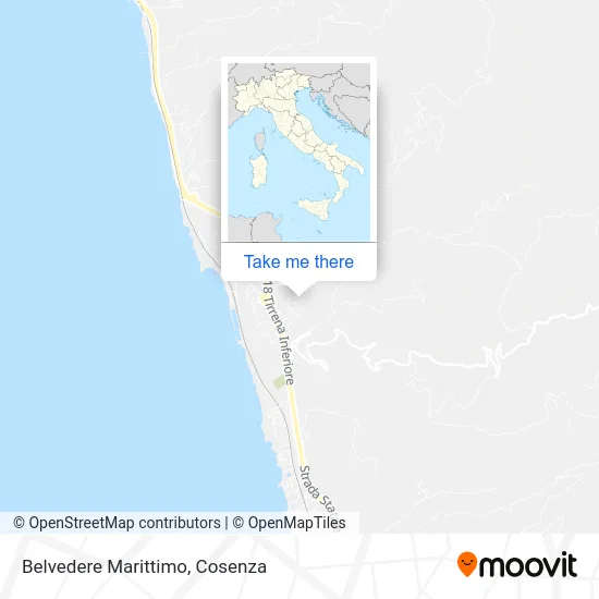 Belvedere Marittimo map