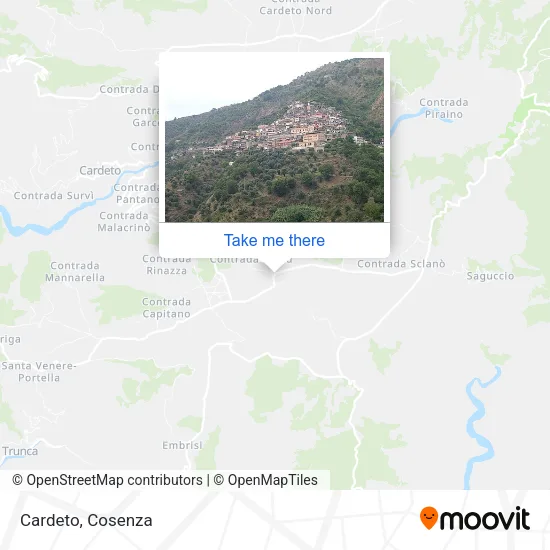 Cardeto map