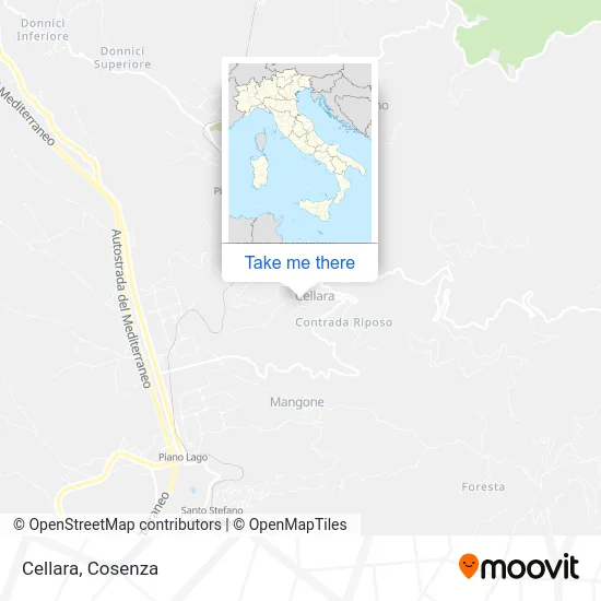 Cellara map