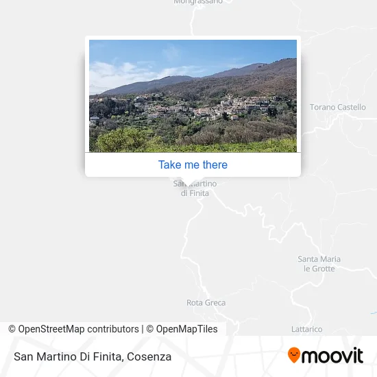 San Martino Di Finita map