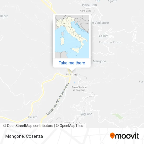 Mangone map