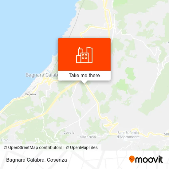 Bagnara Calabra map