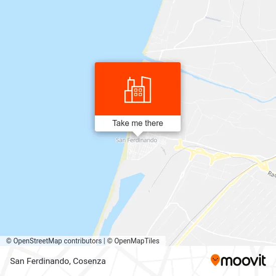 San Ferdinando map