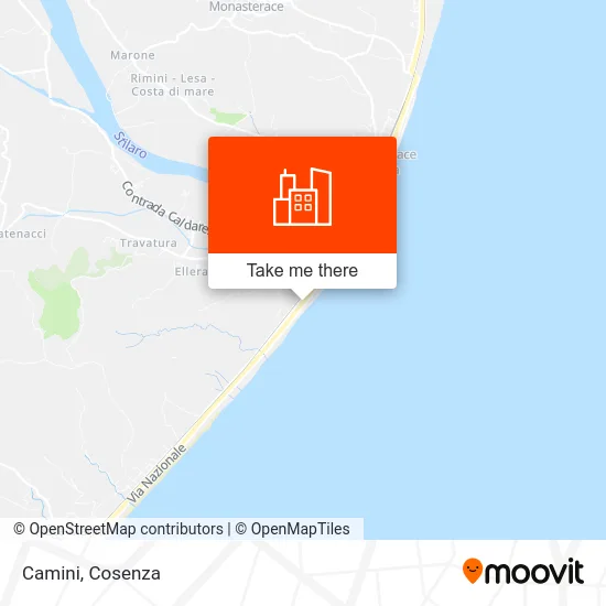 Camini map