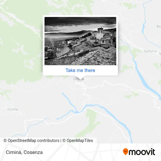 Ciminà map