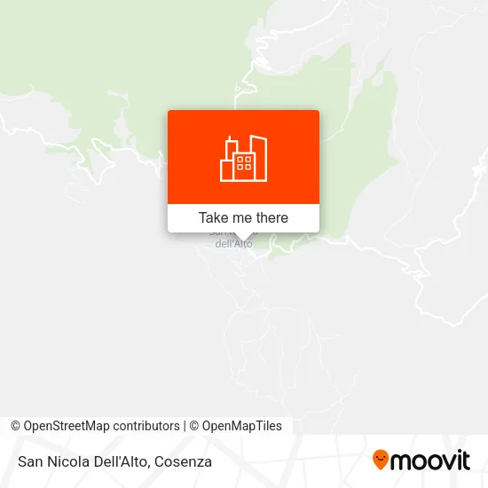 San Nicola Dell'Alto map