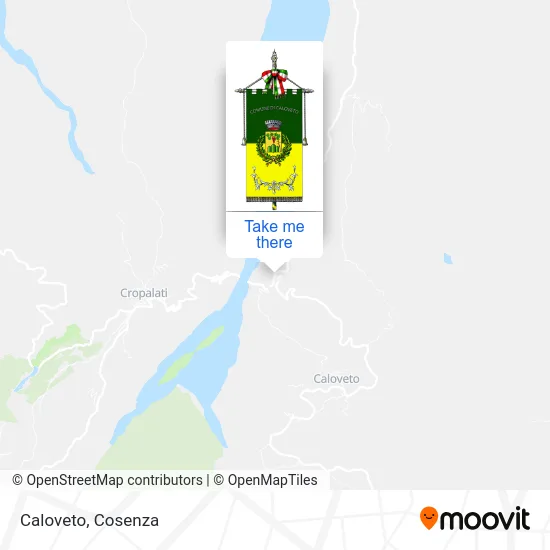 Caloveto map