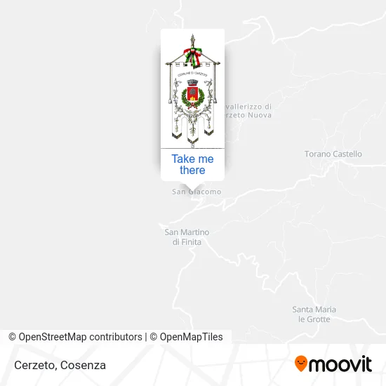 Cerzeto map
