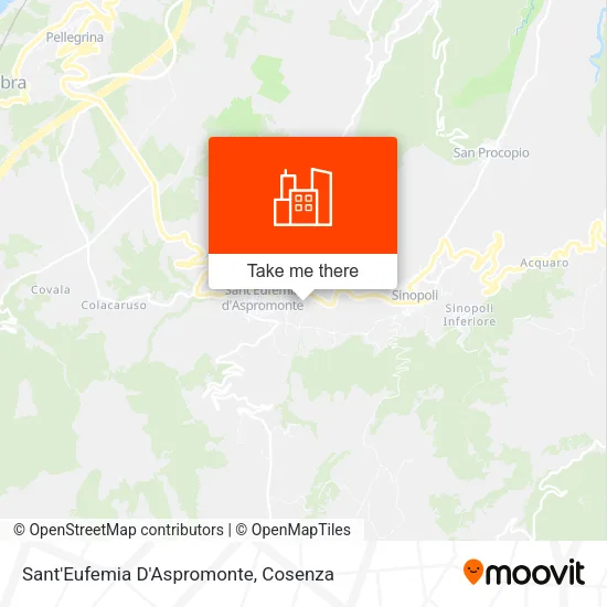 Sant'Eufemia D'Aspromonte map