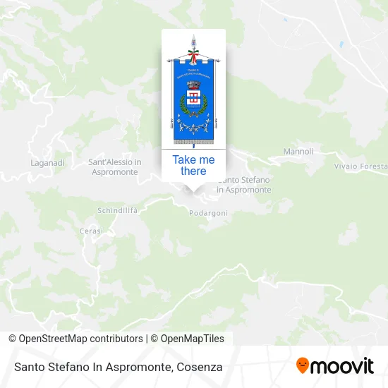 Santo Stefano In Aspromonte map