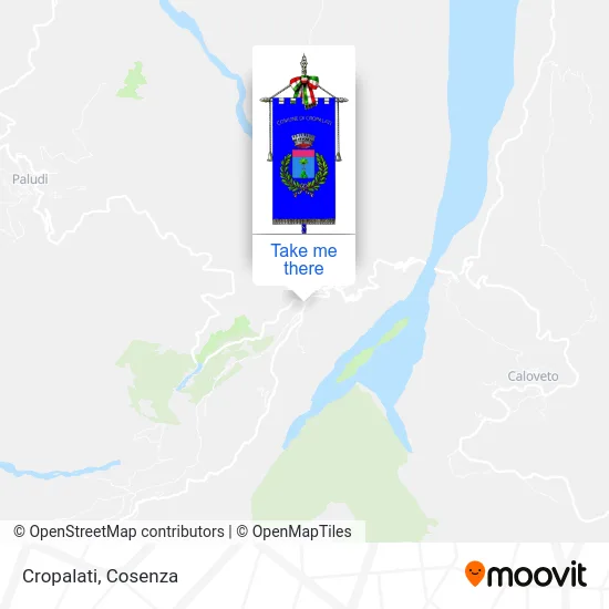 Cropalati map