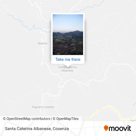 Santa Caterina Albanese map
