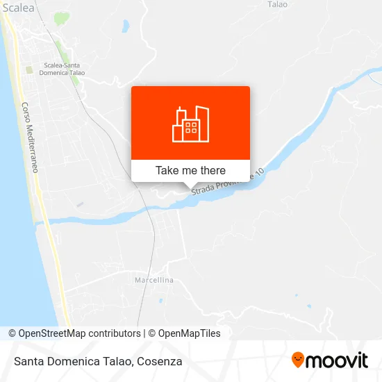 Santa Domenica Talao map