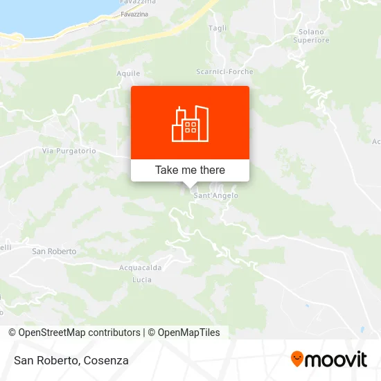 San Roberto map