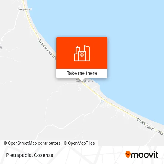 Pietrapaola map