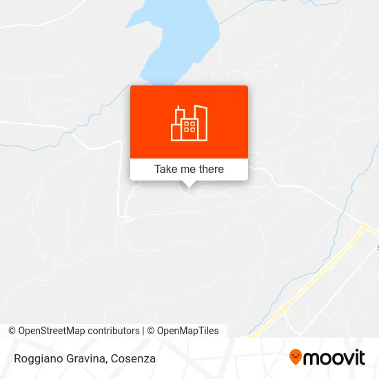 Roggiano Gravina map