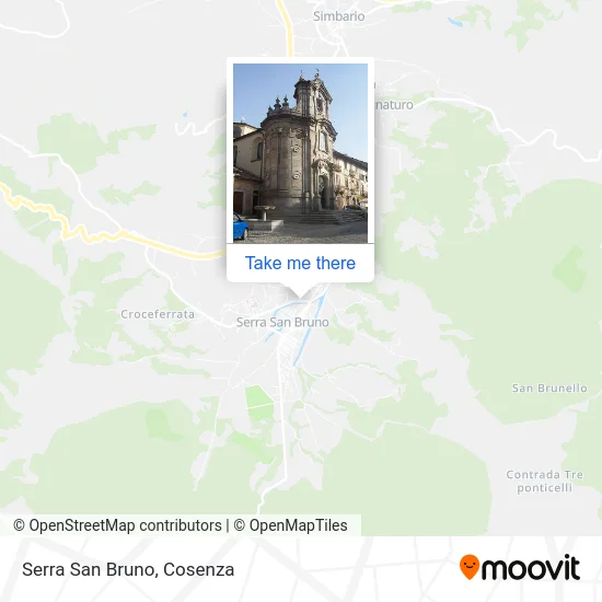 Serra San Bruno map