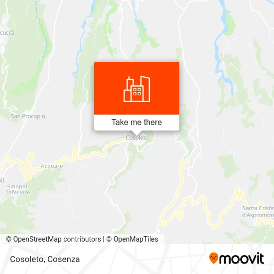 Cosoleto map