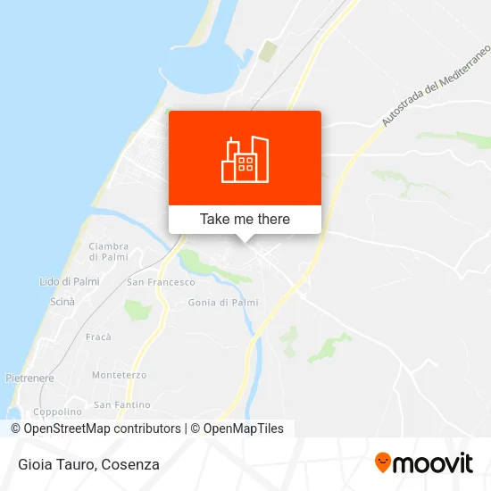 Gioia Tauro map