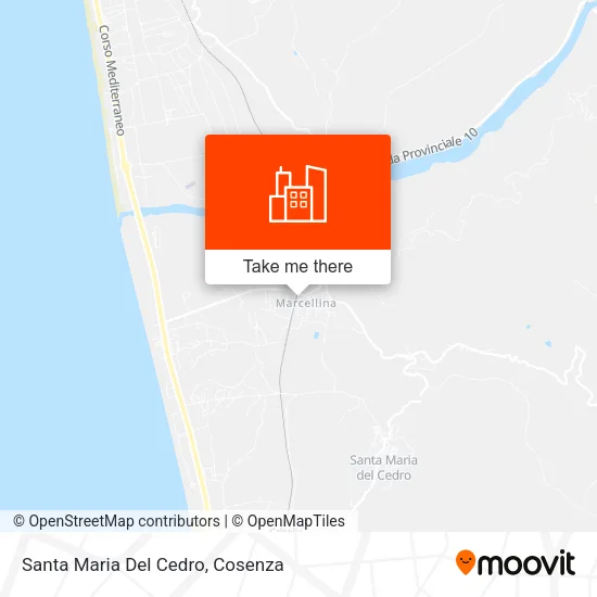 Santa Maria Del Cedro map