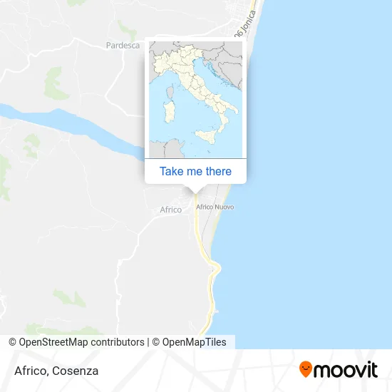 Africo map