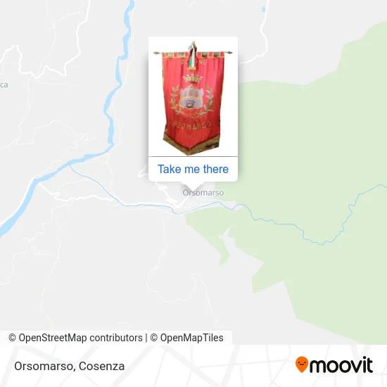 Orsomarso map