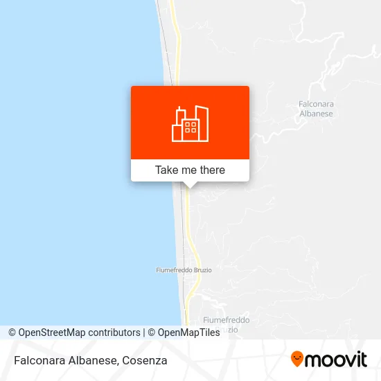 Falconara Albanese map