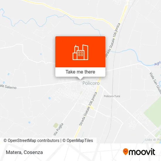 Matera map