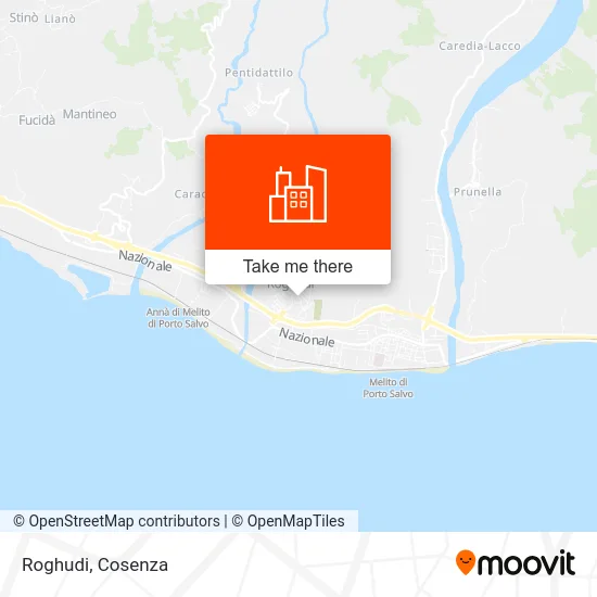 Roghudi map
