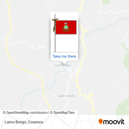 Laino Borgo map