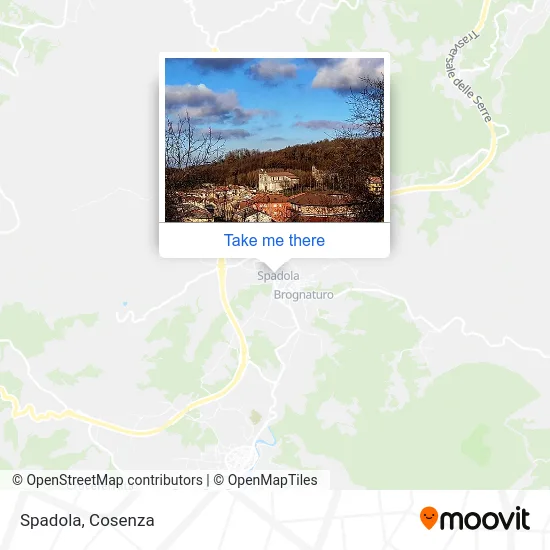 Spadola map