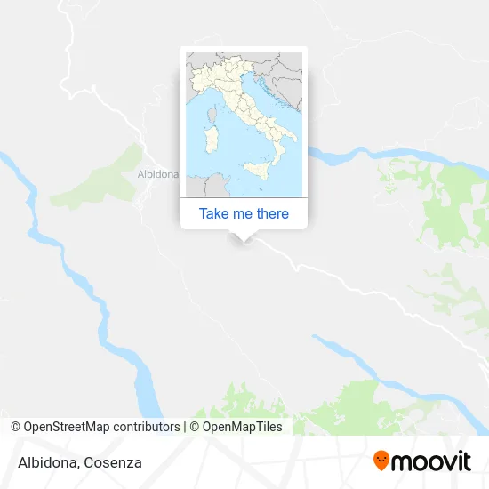Albidona map