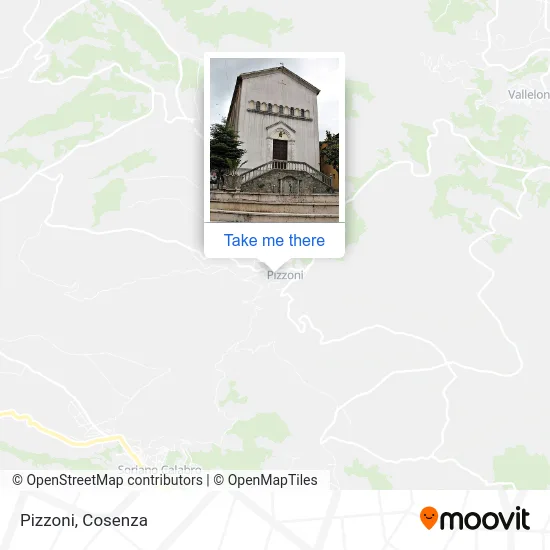 Pizzoni map