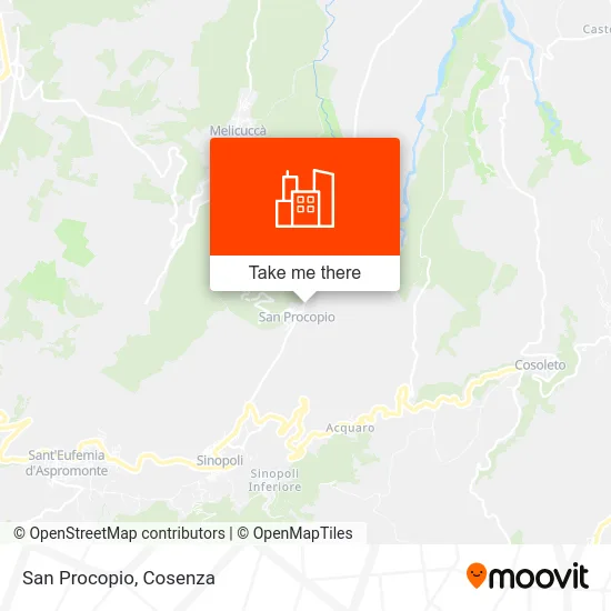 San Procopio map