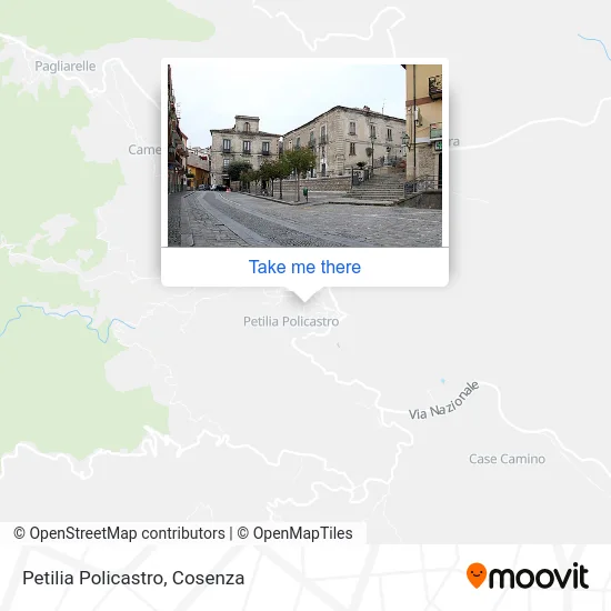 Petilia Policastro map
