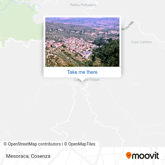Mesoraca map