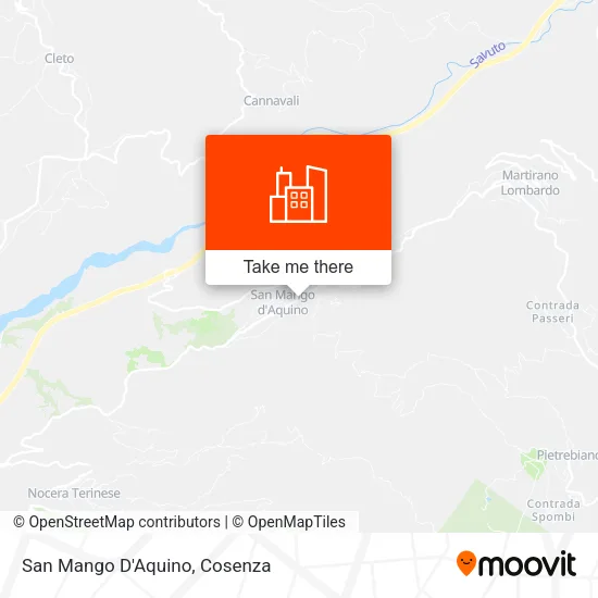 San Mango D'Aquino map