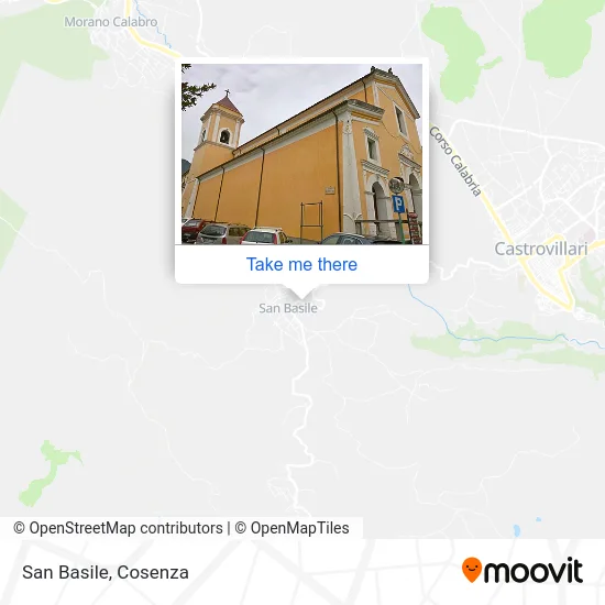 San Basile map