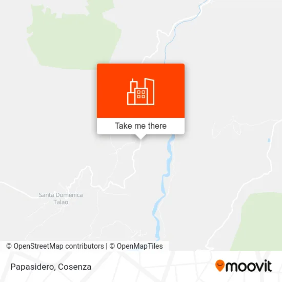 Papasidero map