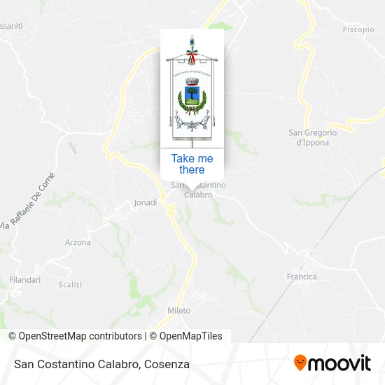 San Costantino Calabro map
