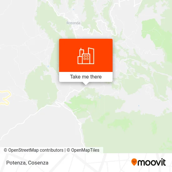 Potenza map