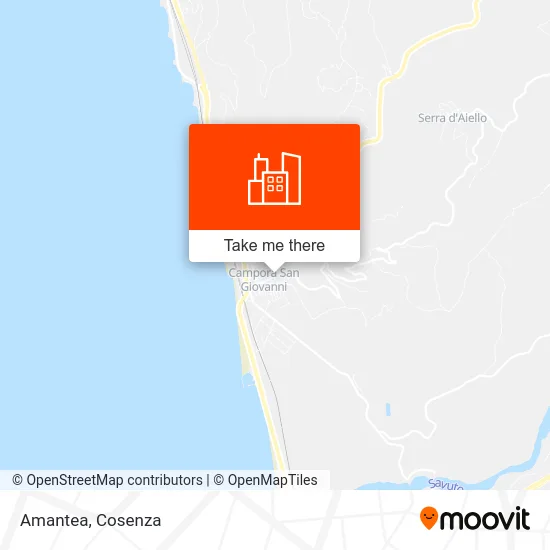 Amantea map