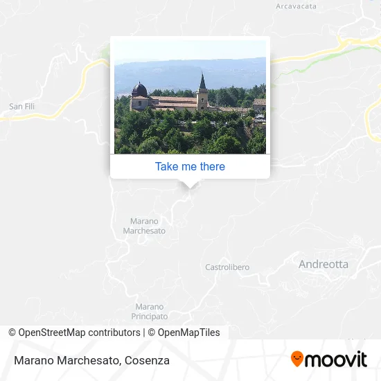 Marano Marchesato map
