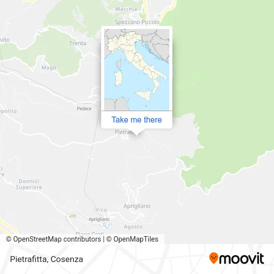 Pietrafitta map