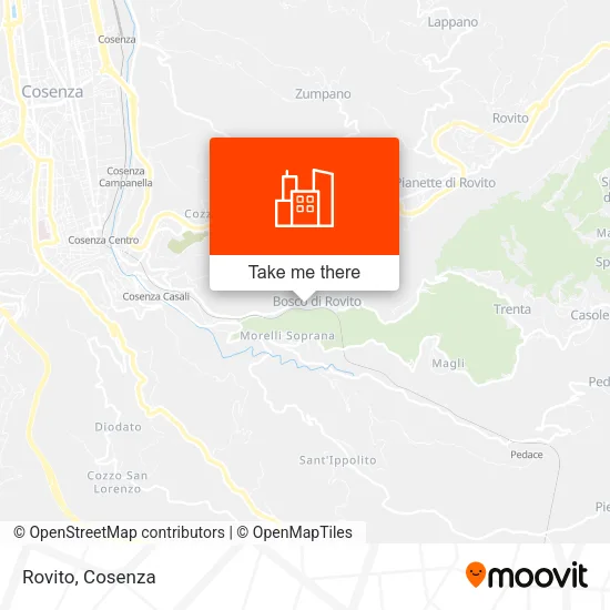 Rovito map
