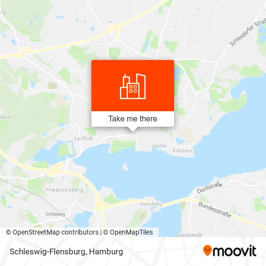 Карта Schleswig-Flensburg