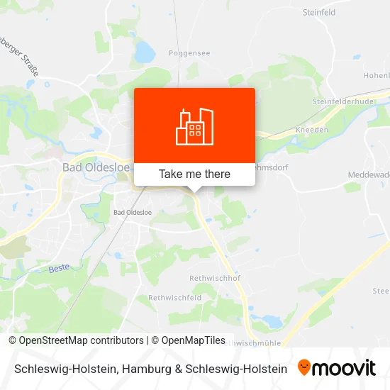 Карта Schleswig-Holstein
